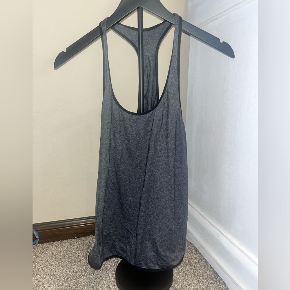 Lululemon Essential Lightweight Gray Halter Tank Top No Size Tag fits S/M
